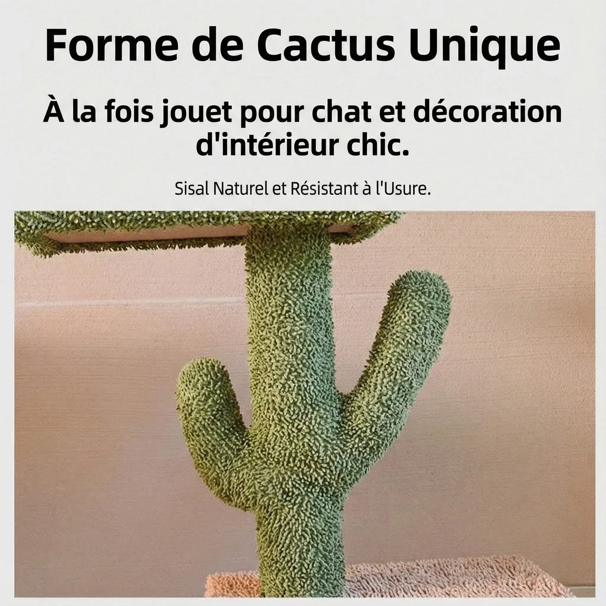 Arbre à chat - style cactus téléscopique