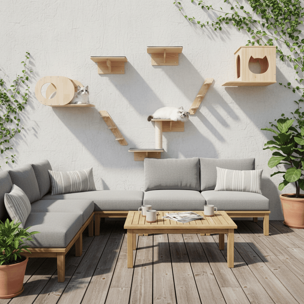 Arbre à chat en parcours