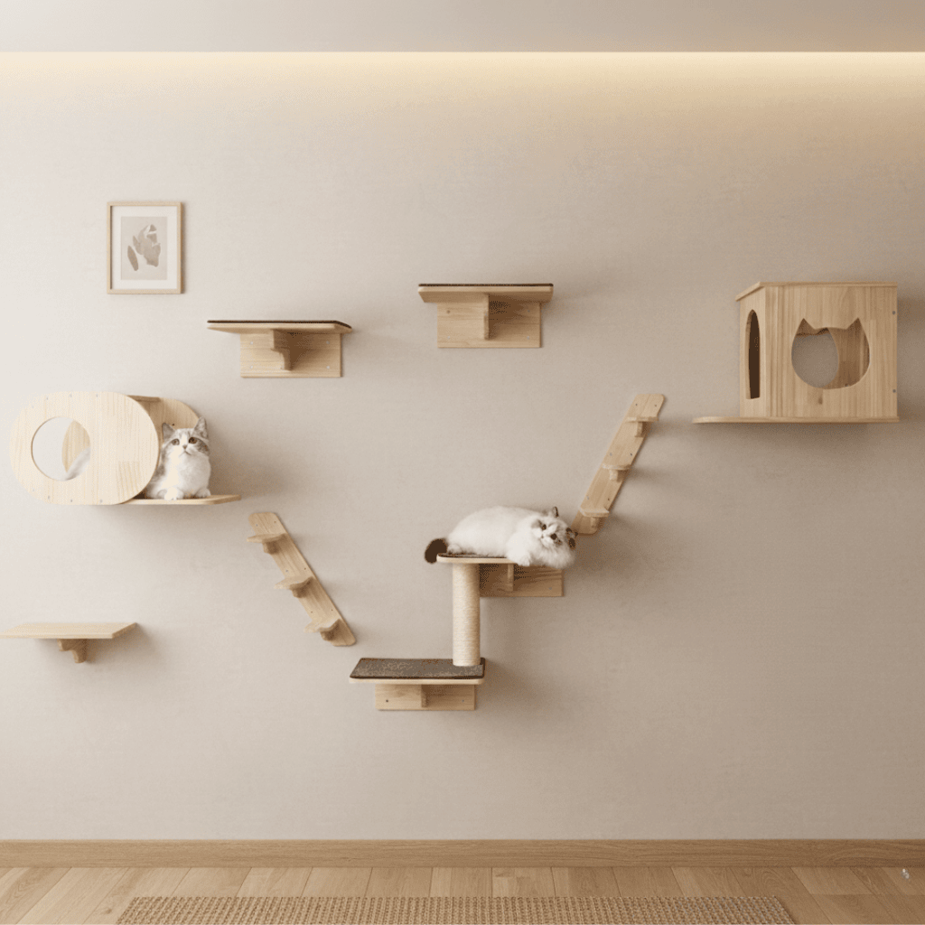 Arbre à chat en parcours