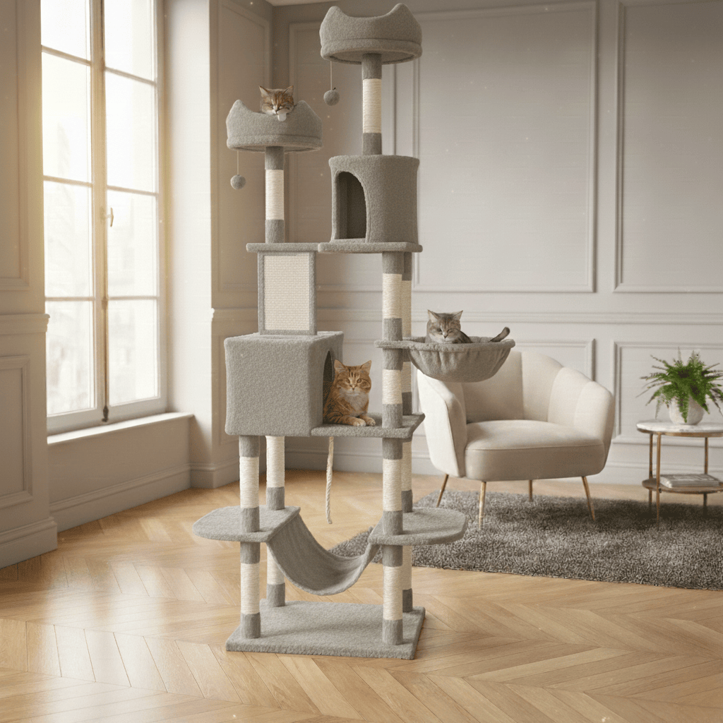 Arbre à chat XXL 4 paniers