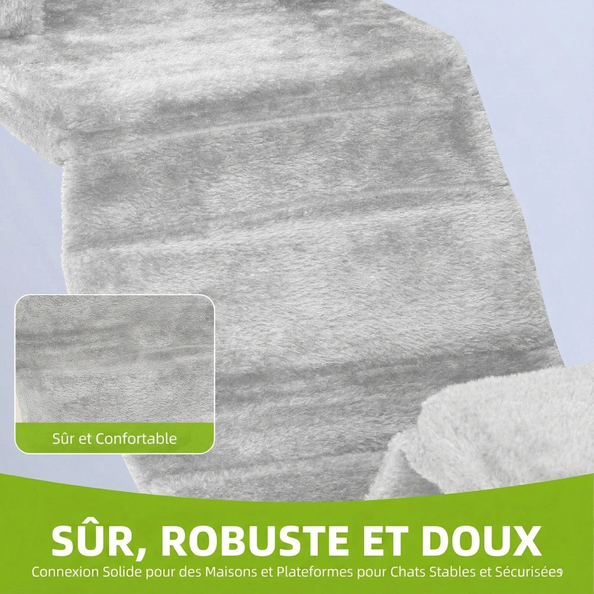 Arbre à chat - parcours mural pour chat 8 Pièces