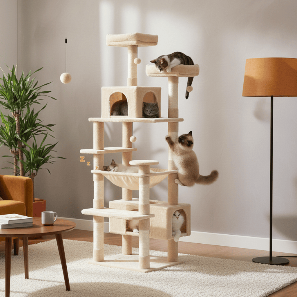 Arbre à chat XXL 3 niveaux