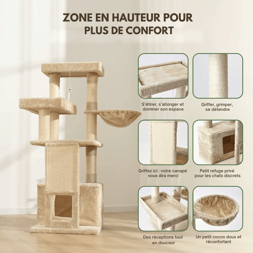 Arbre à chat avec griffoir