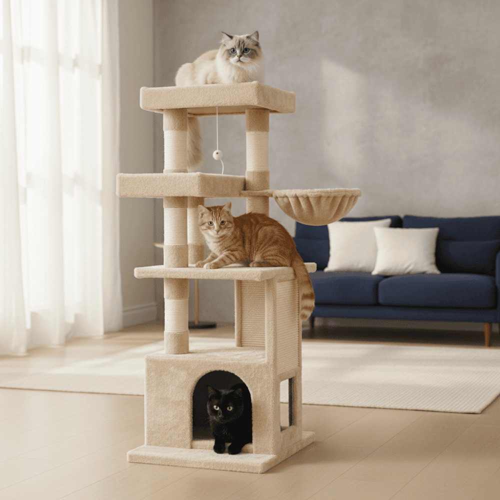 Arbre à chat avec griffoir