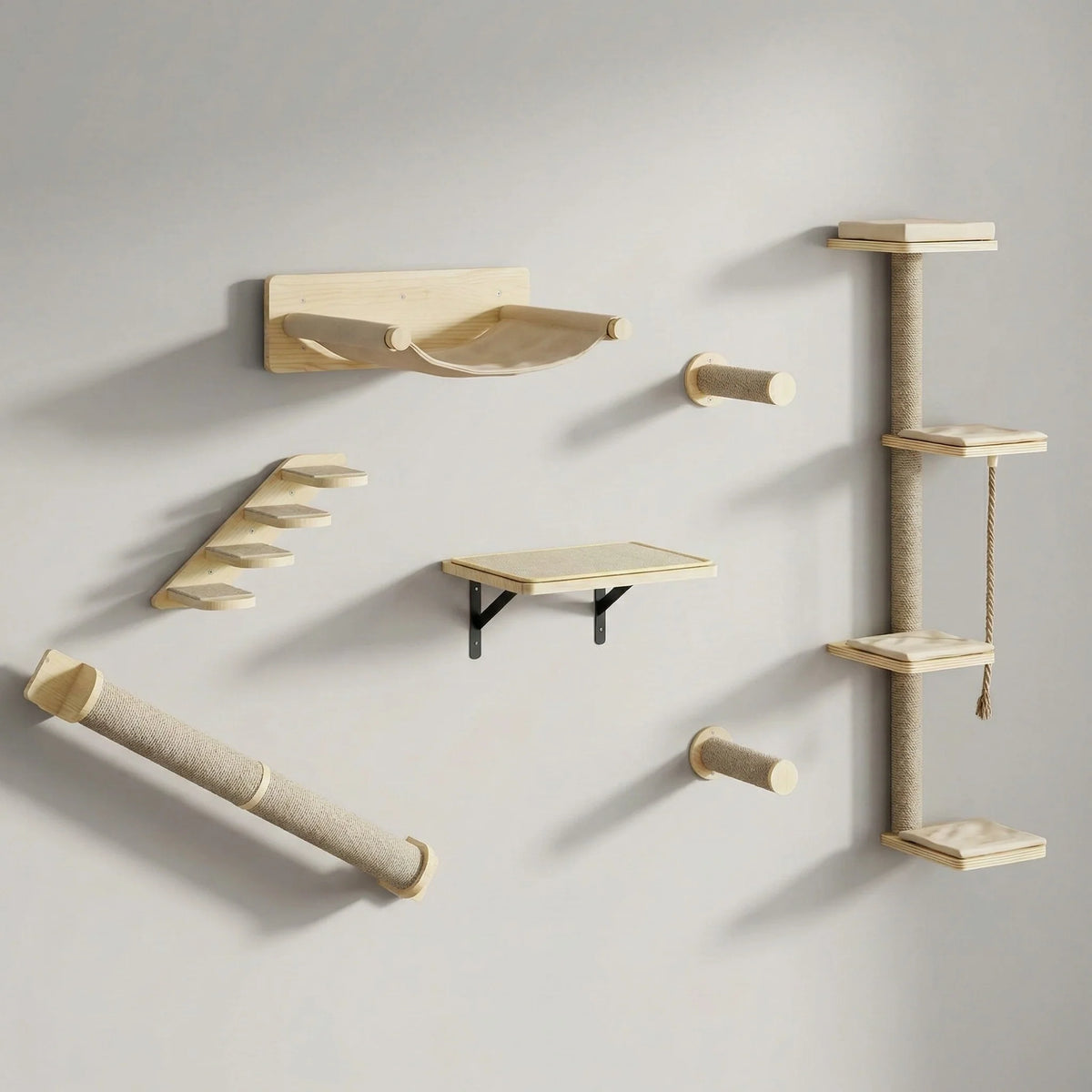 Arbre à chat - parcours mural style alpin