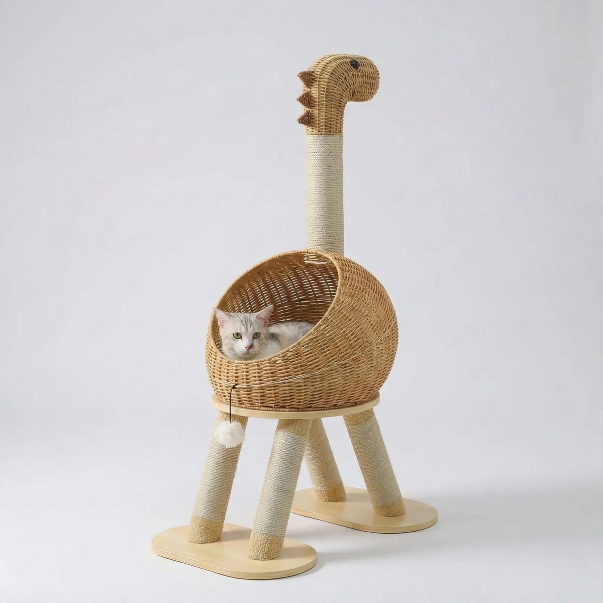 Arbre à chat - Dinausaure tressé