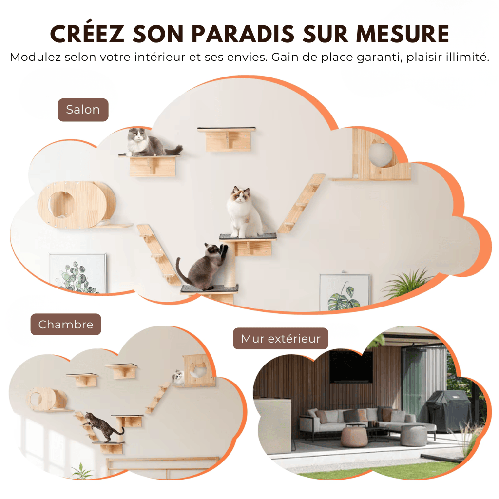 Arbre à chat en parcours