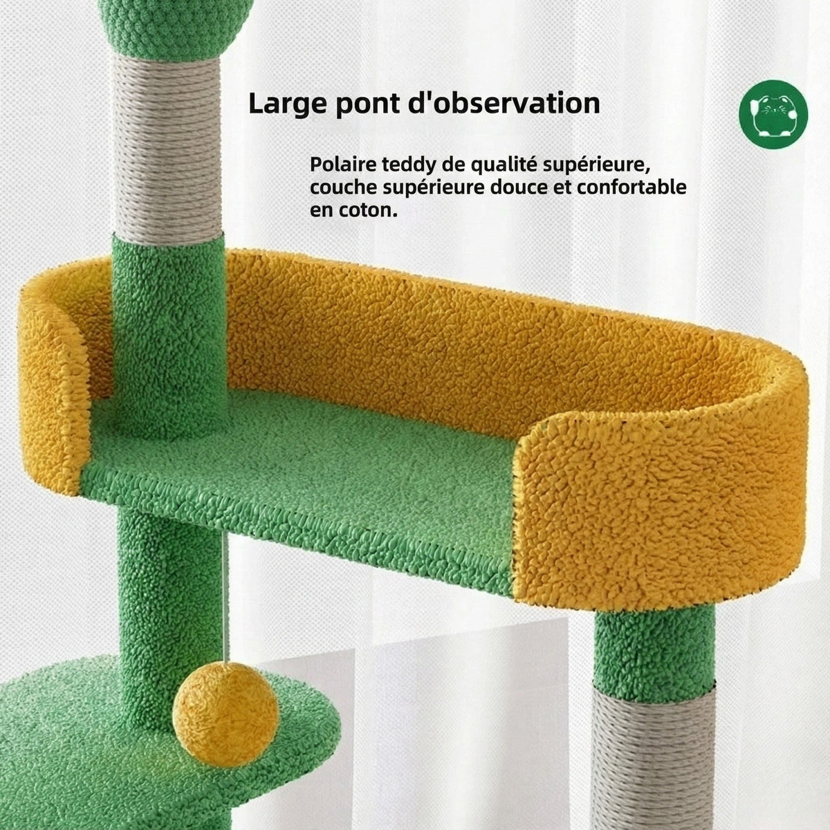 Arbre à chat - style cactus & griffoir