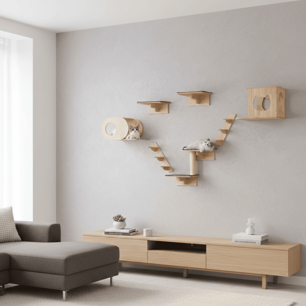 Arbre à chat en parcours