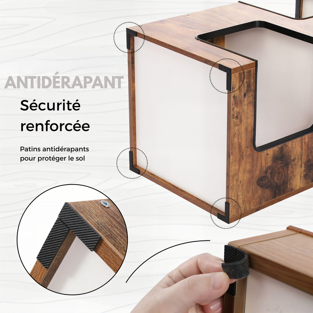 Arbre à chat en forme de meuble