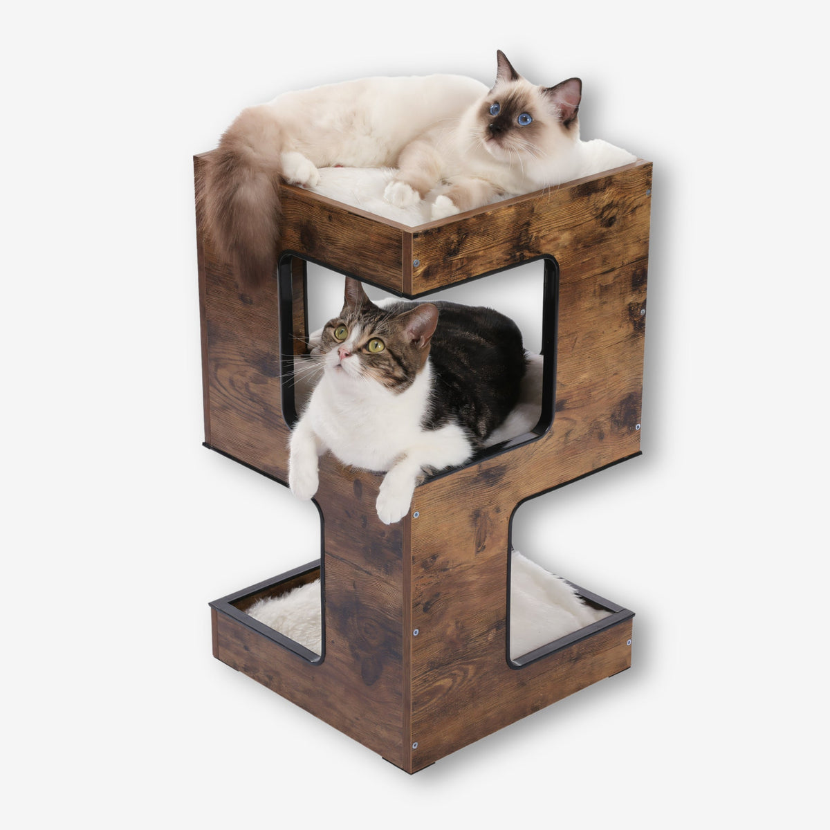 Arbre à chat en forme de meuble