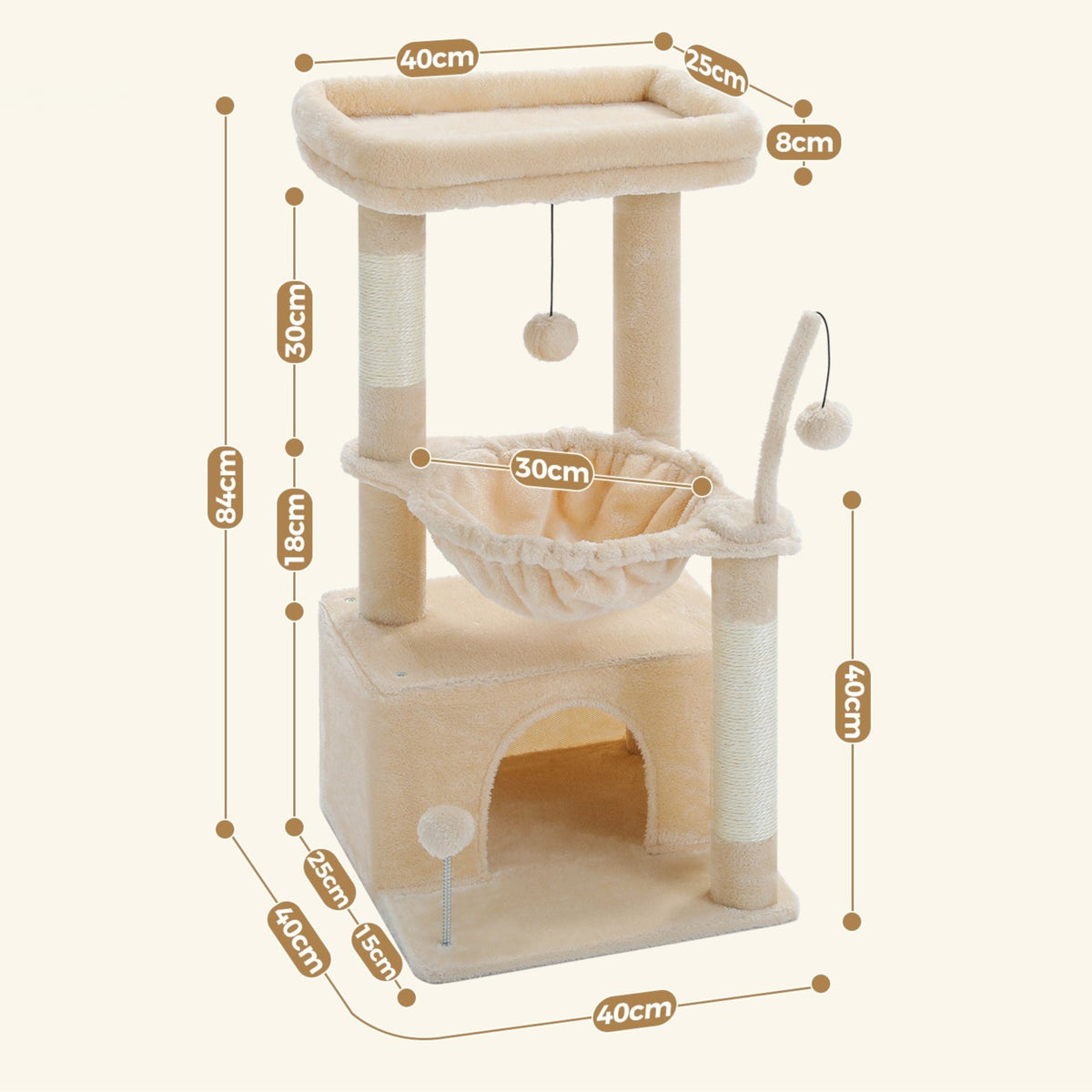 Arbre à chat petit taille pour appartement