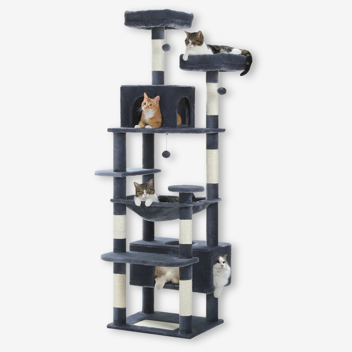 Arbre à chat anthracite xxl