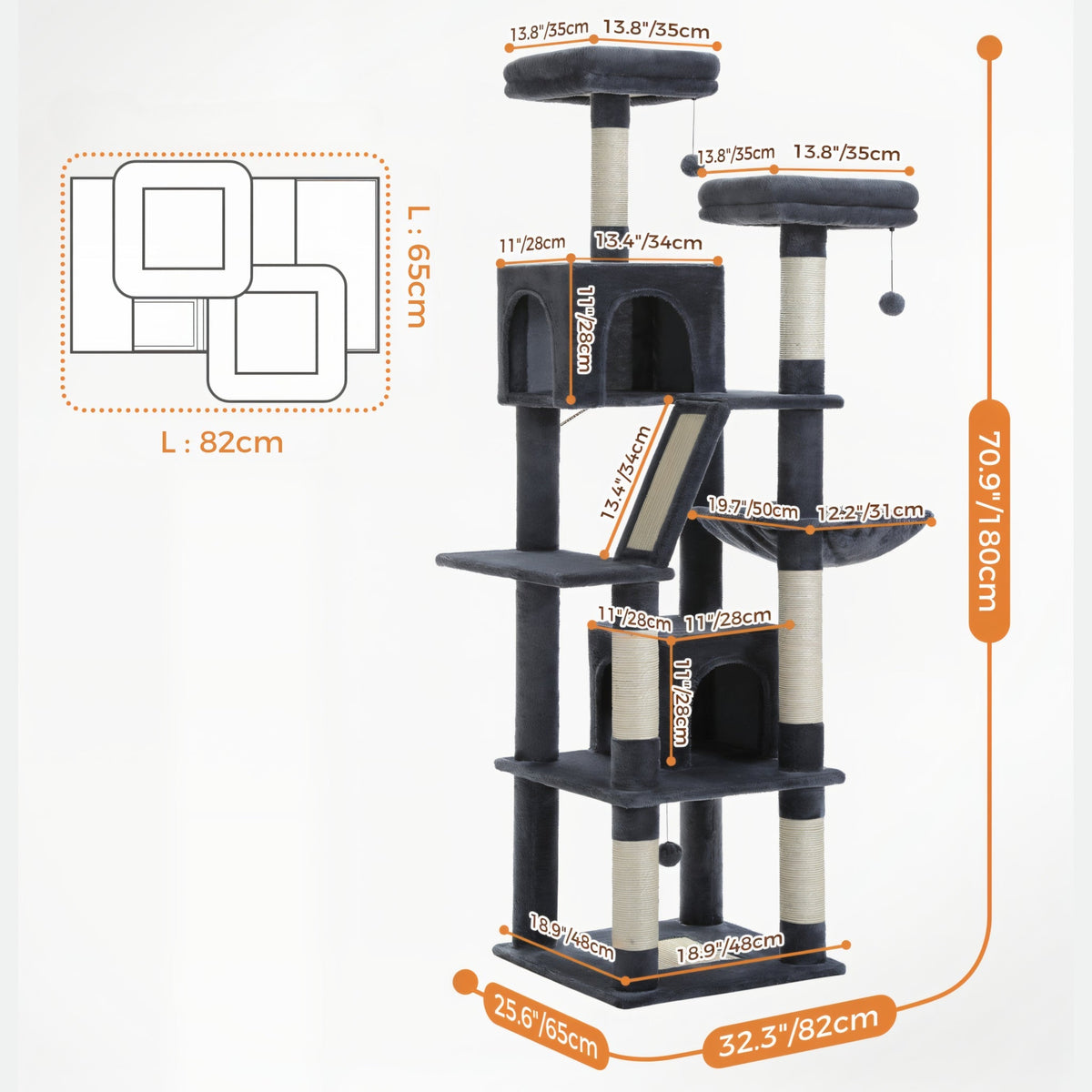 Arbre à chat xxl multiplateformes