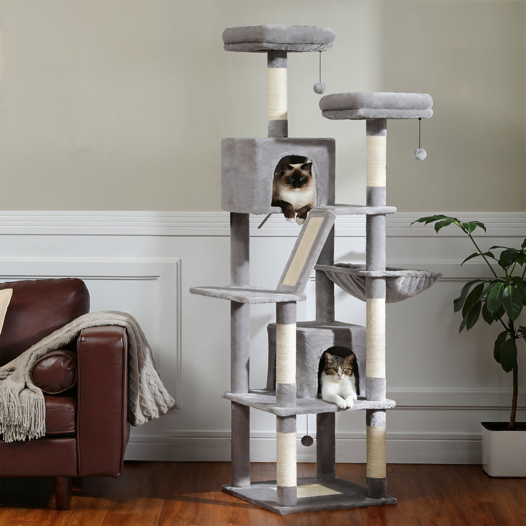 Arbre à chat xxl gris 180cm