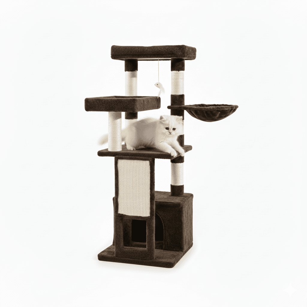 Arbre à chat avec griffoir