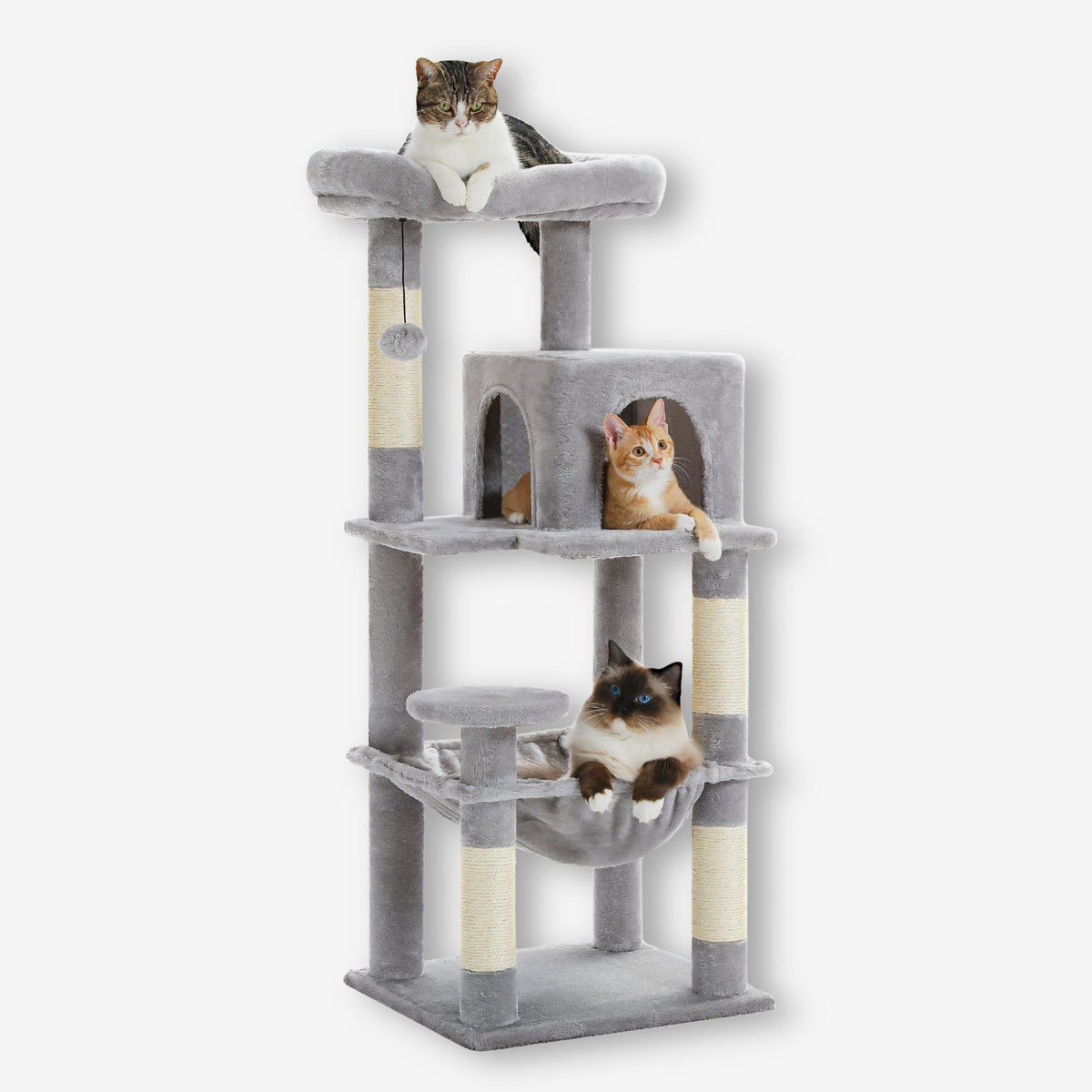 Arbre à Chat de grande taille gris clair