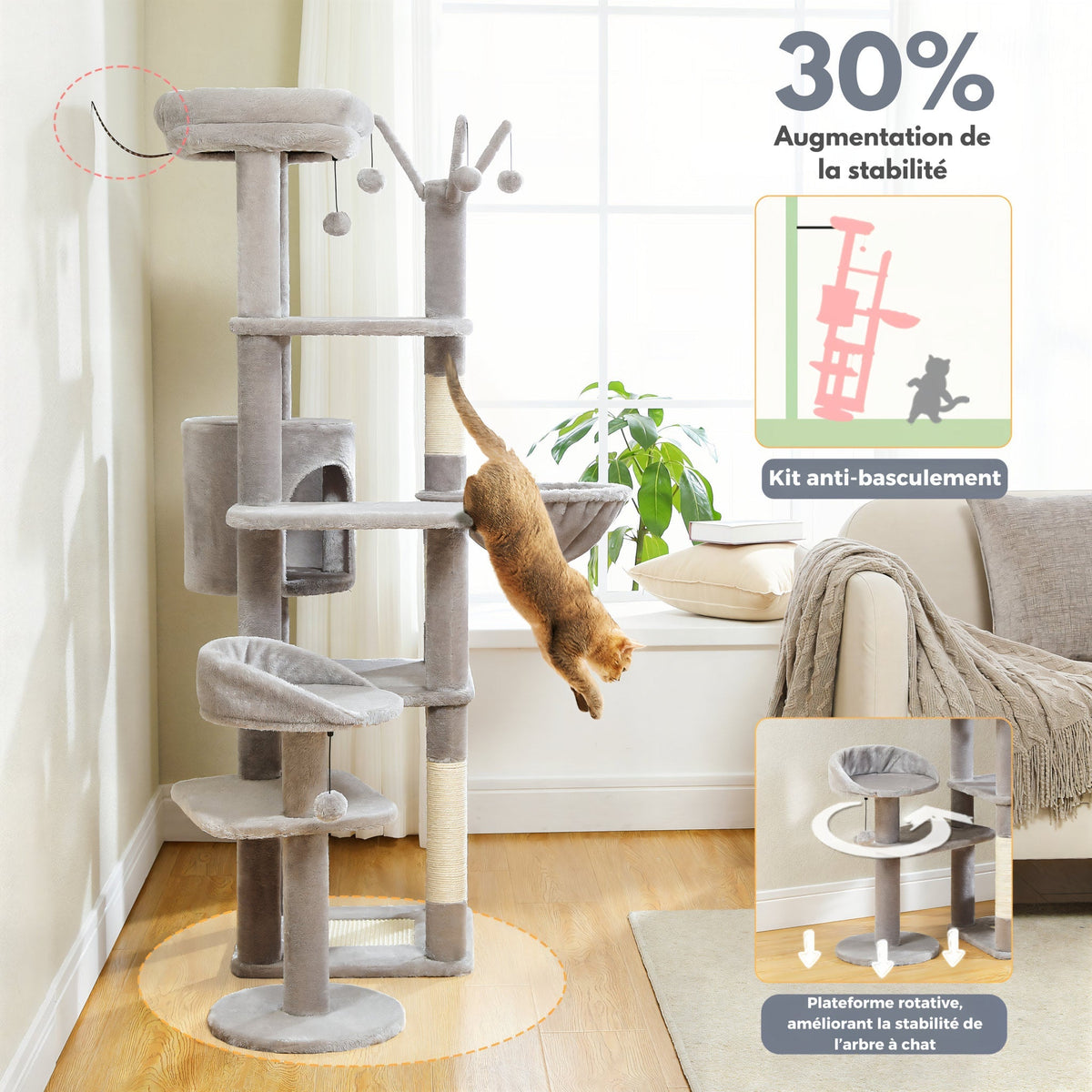 Arbre à Chat 6 platformes
