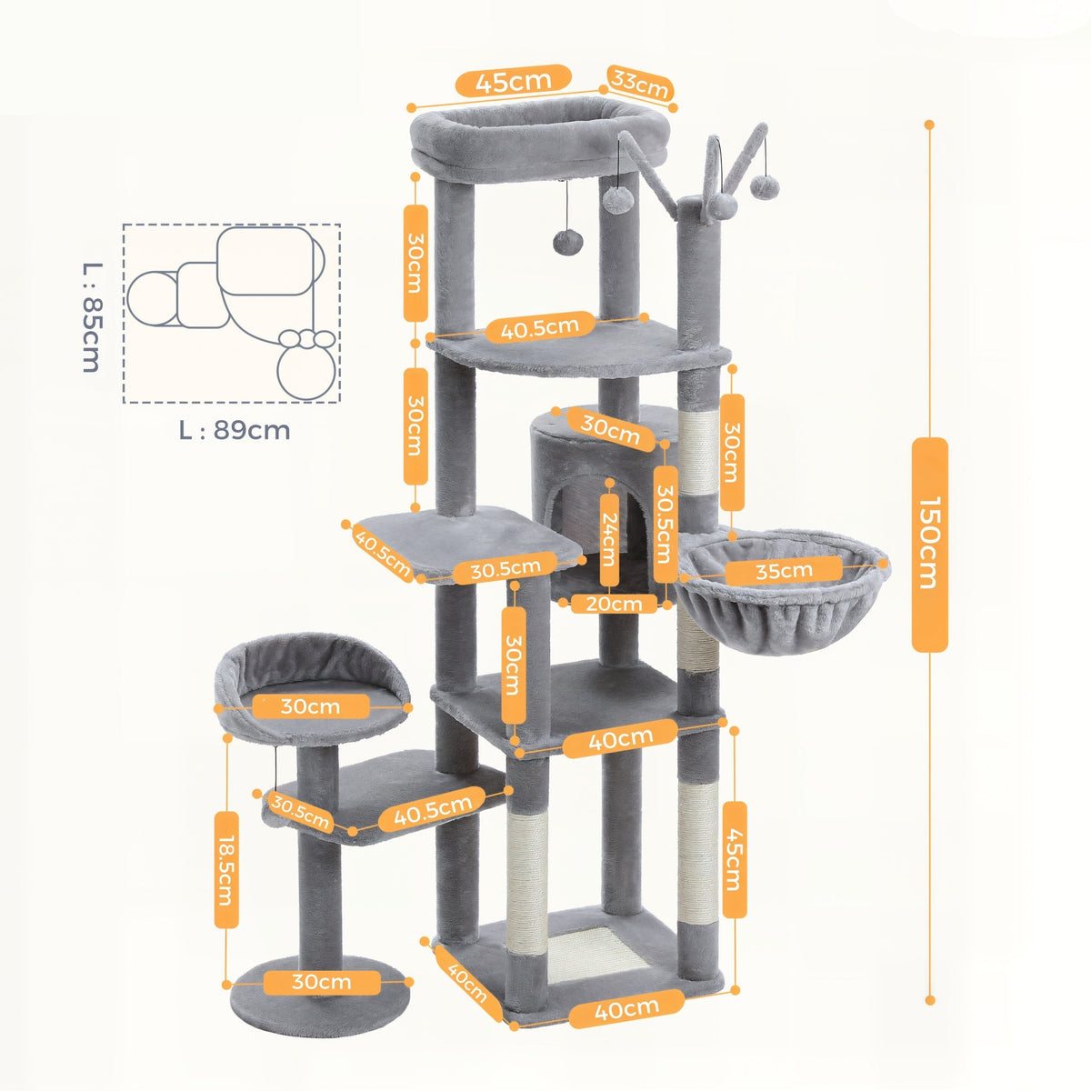 Arbre à Chat 6 platformes