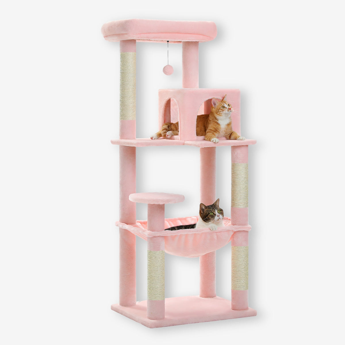 Arbre à Chat de taille moyenne rose