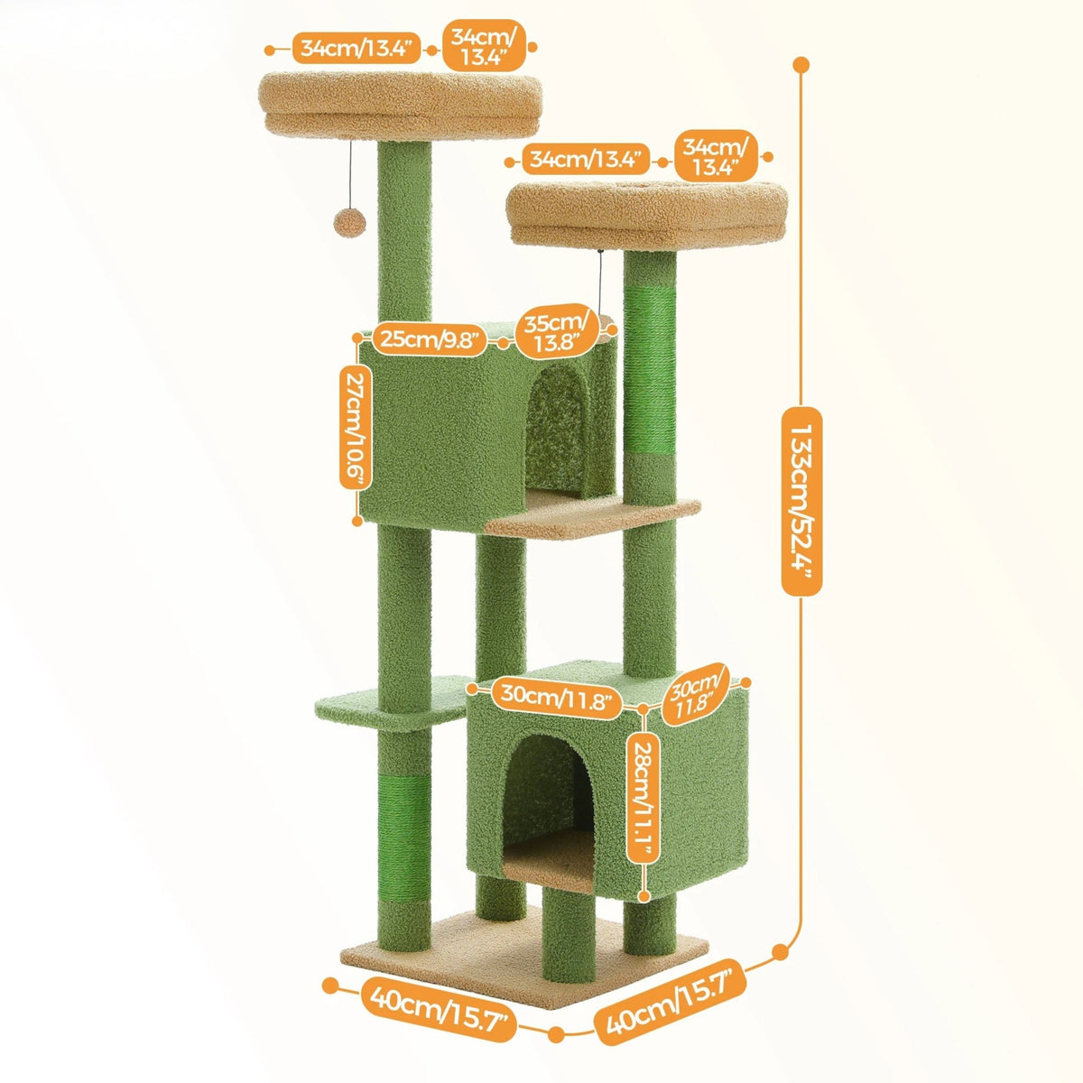 Arbre à Chat de grande taille vert