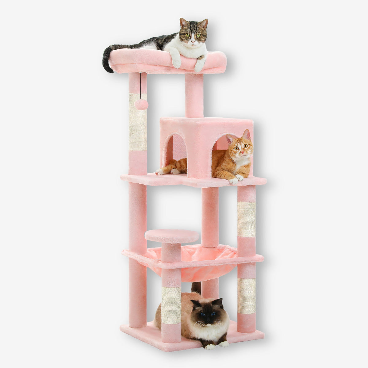 Arbre à Chat de grand taille rose