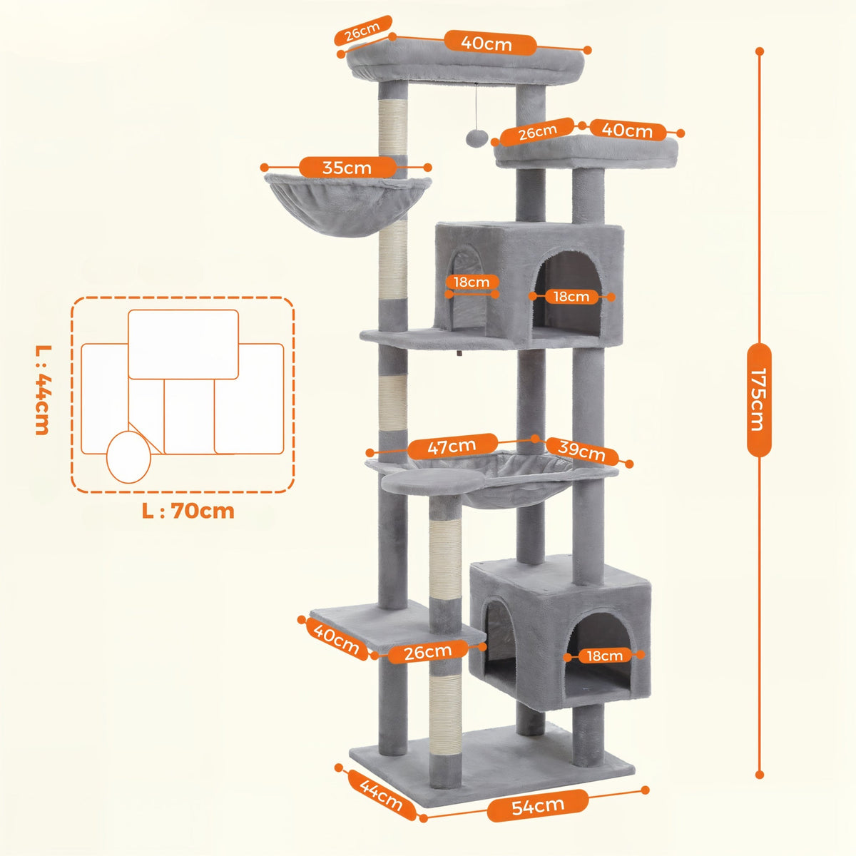 Arbre à Chat de taille XXL