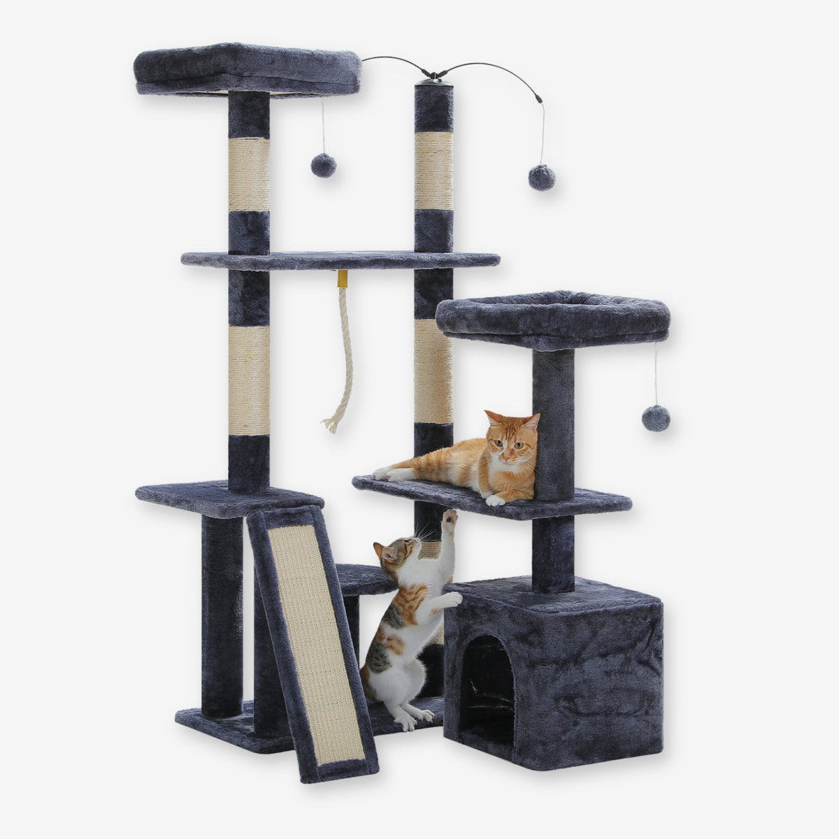 Arbre à chat d'angle grande taille