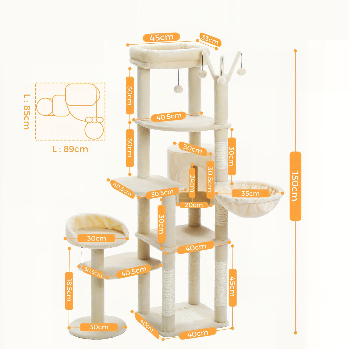 Arbre à Chat de grande taille XXl