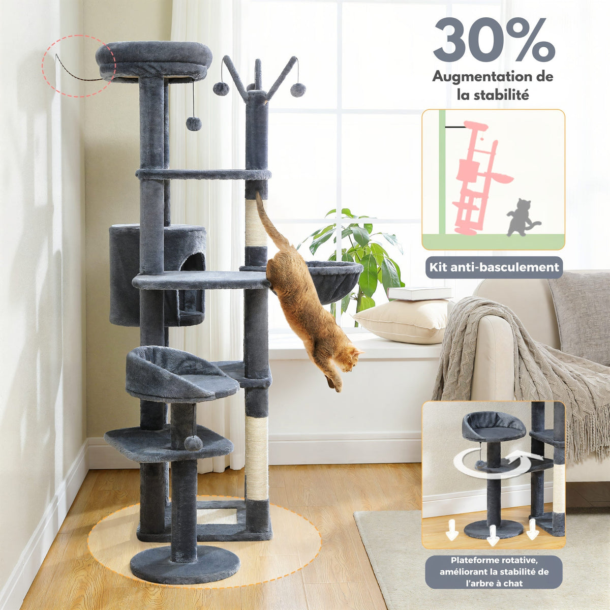 Arbre à Chat multi-chats