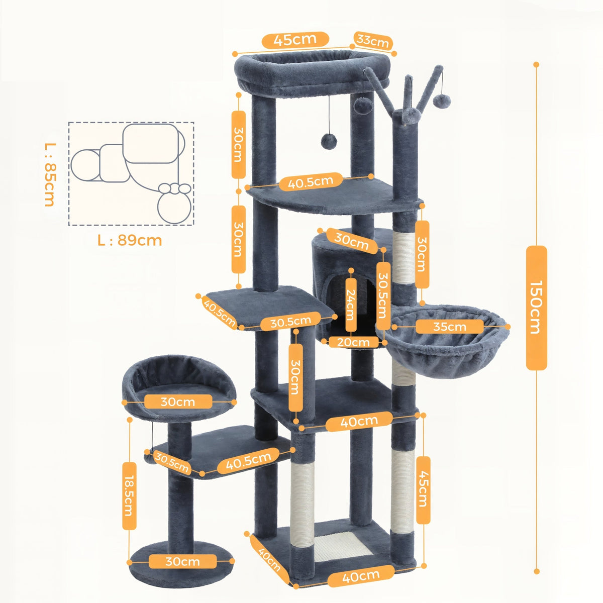 Arbre à Chat multi-chats