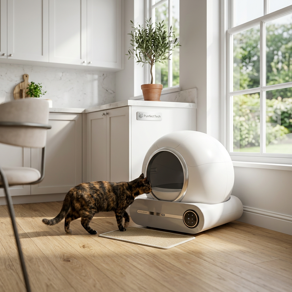 Litière automatique pour chat - la bulle