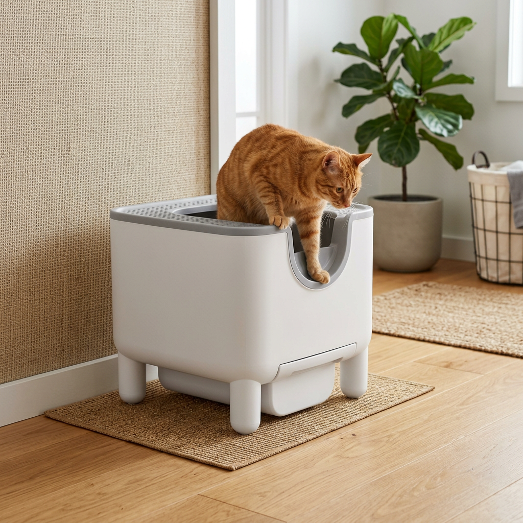 Litière automatique pour chat - le carré