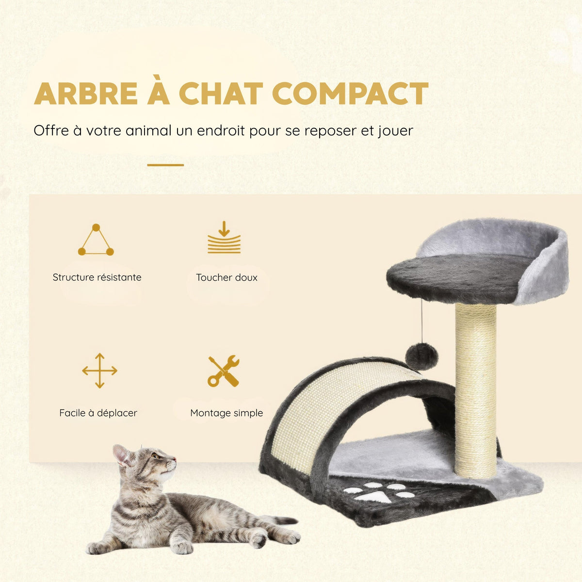 Arbre à chat petite taille pour chaton