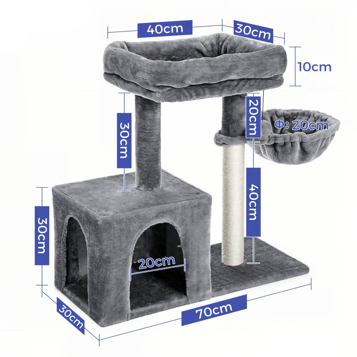 Arbre à Chat de petite taille avec hamac