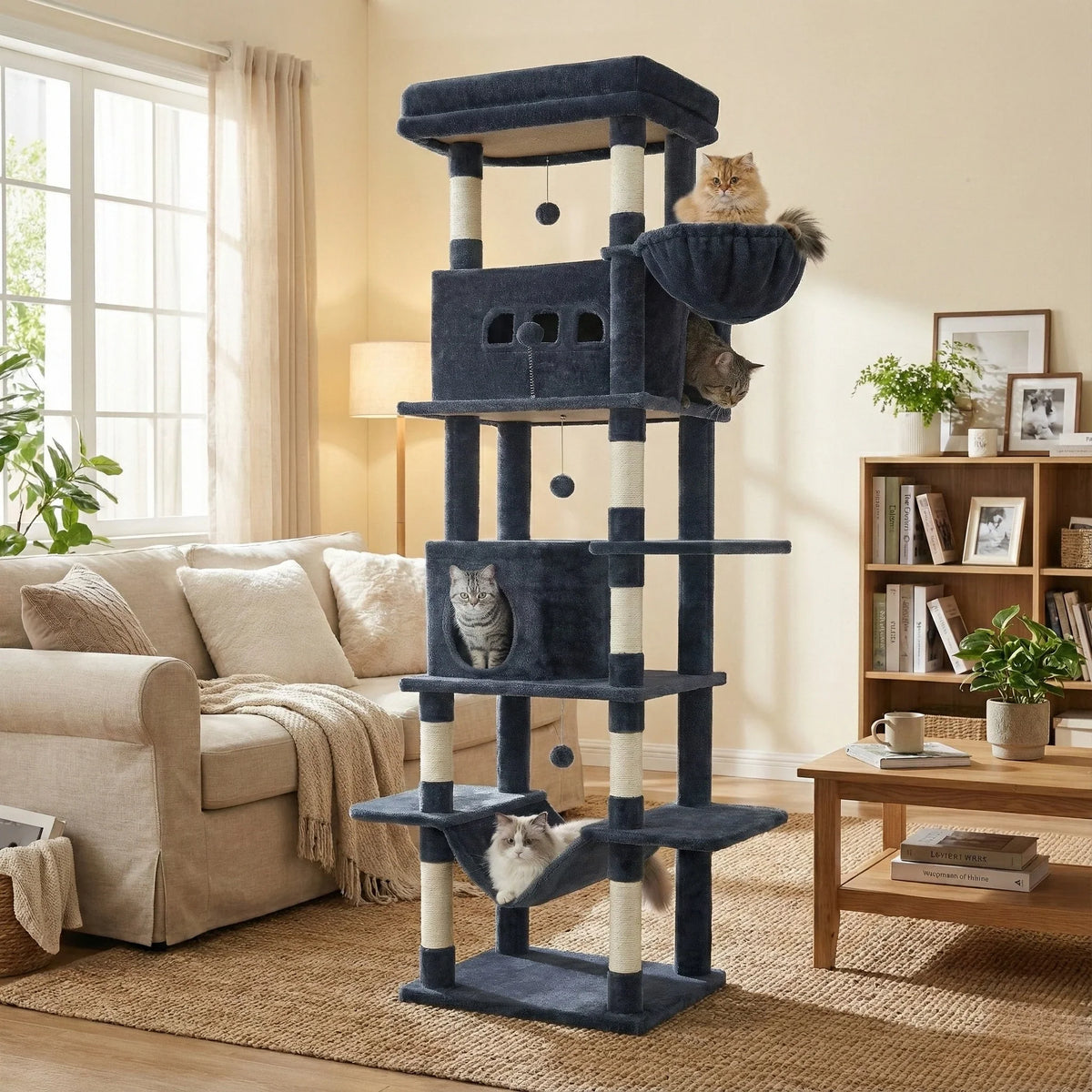 Arbre à chat - adapté Maine Coon