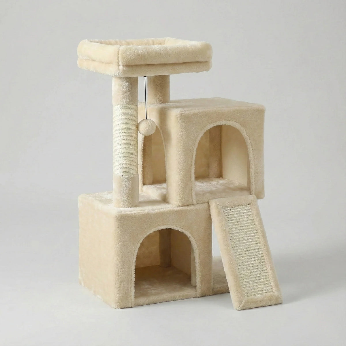 Arbre à chat - double niche & perchoir